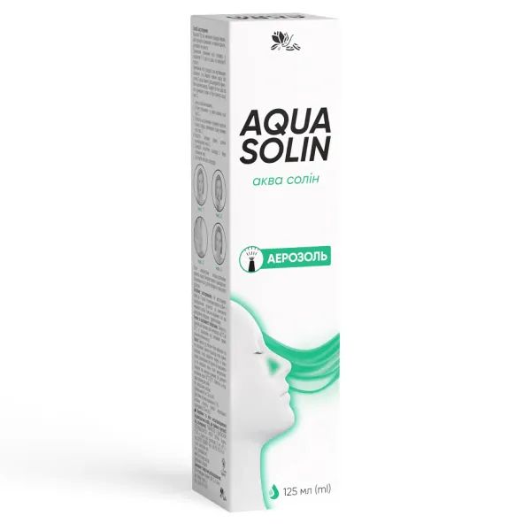 Аква солін аэрозоль назальний 125 мл