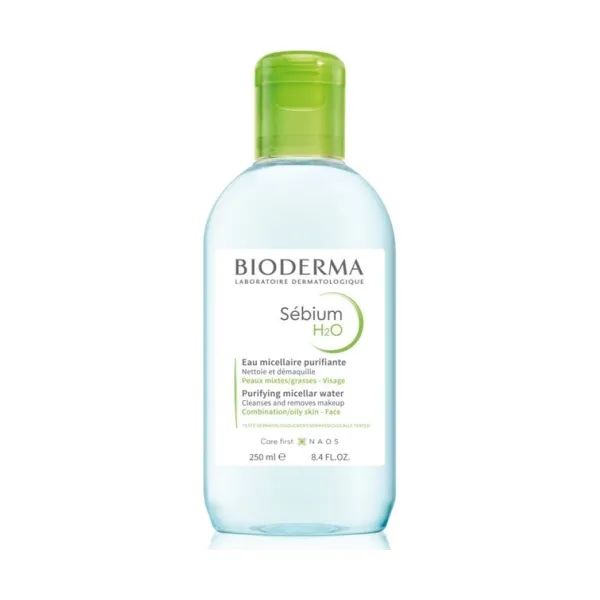 %Міцелярний лосьйон Bioderma Sebium H2O для комбінованої та жирної шкіри 250 мл