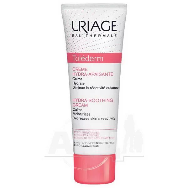 %Успокаивающий крем Uriage Tolederm Hydra-Soothing увлажняющий для нормальной и чувствительной кожи 50 мл