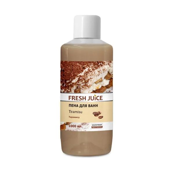 %Піна для ванн Fresh Juice Tiramisu 1 л