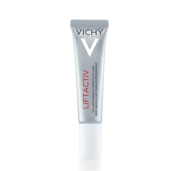 %Разглаживающий крем Vichy Лифтактив Эйч Эй с гиалуроновой кислотой для коррекции морщин и темных кругов зоны вокруг глаз 15 мл