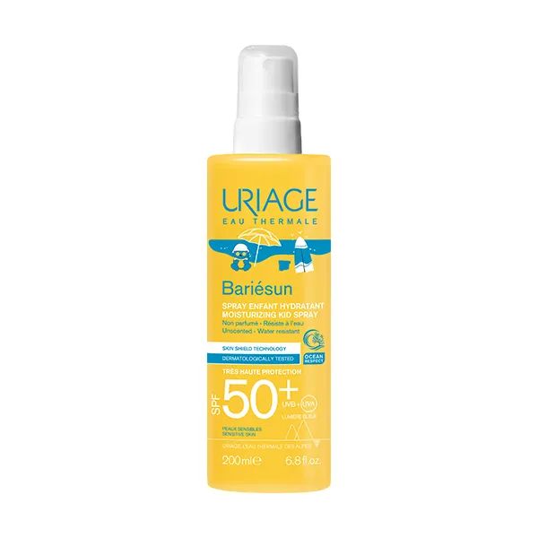 %Зволожуючий сонцезахисний спрей Uriage Bariesun Бар'єсан SPF 50+ для дітей 200 мл