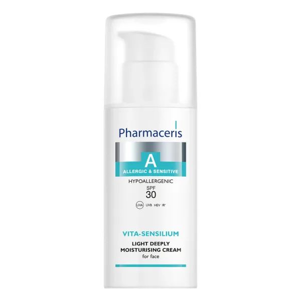 Крем для обличчя Pharmaceris A Vita-Sensilium SPF30 легкий глибоко зволожуючий 50 мл