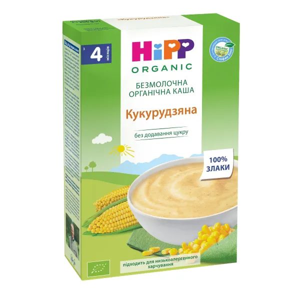 Каша безмолочная органическая Hipp кукурузная 200 г