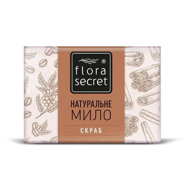 %Мило скраб Flora Secret ручної роботи 75 гр