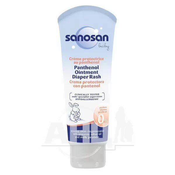 %Дитячий крем Sanosan Baby від попрілостей з пантенолом 100 мл