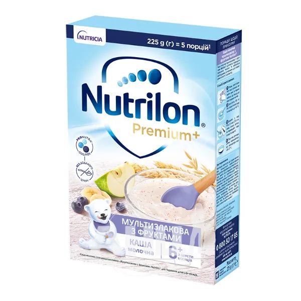 %Молочная каша Nutrilon Мультизлаковая с фруктами 225 г