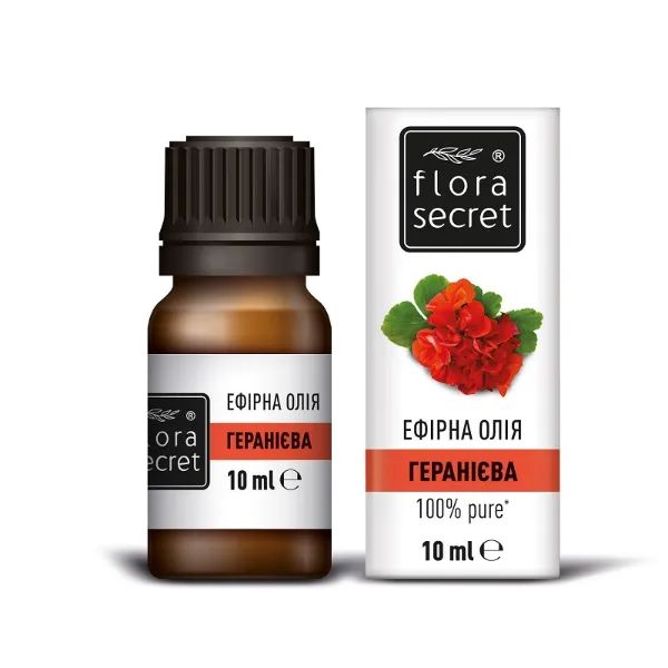 %Ефірна олія Flora Secret геранієва 10 мл
