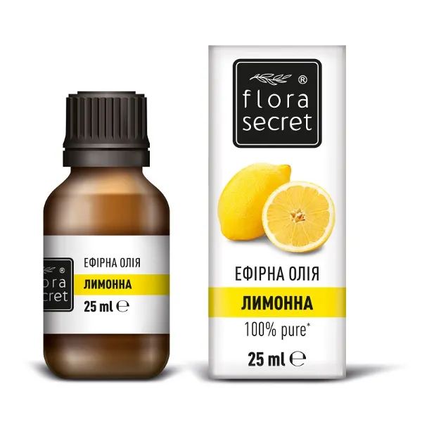 %Ефірна олія Flora Secret лимонна 25 мл