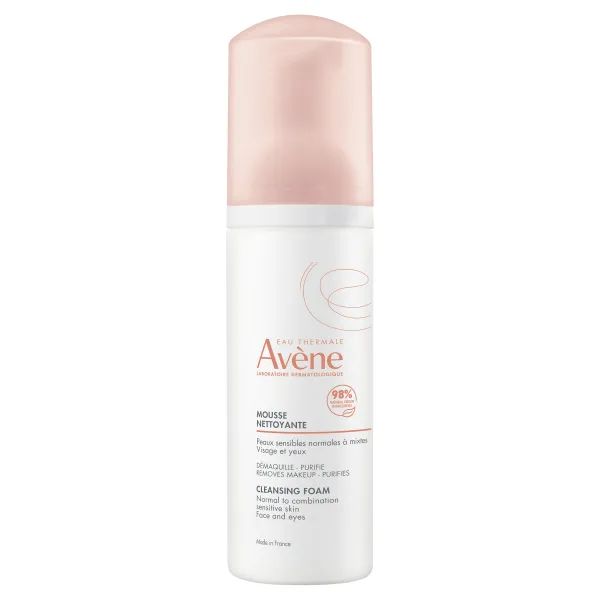 %Мусс очищающий Avene для нормальной и комбинированной кожи 150 мл