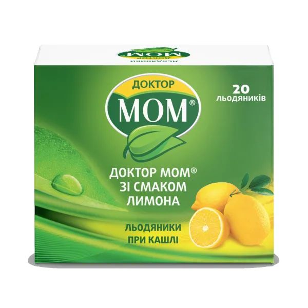 %Доктор Мом со вкусом лимона леденцы стрип №20