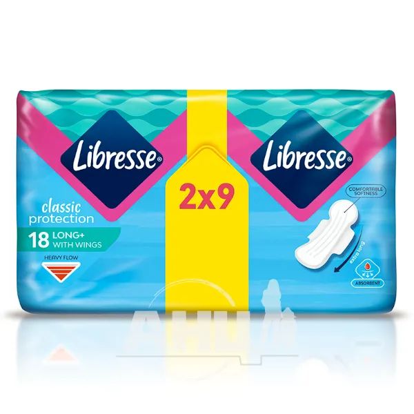 Прокладки жіночі гігієнічні Libresse Classic Ultra Super Clip №18