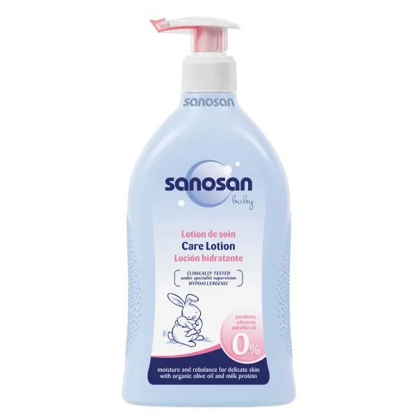 %Лосьйон зволожуючий дитячий Sanosan Baby 500 мл