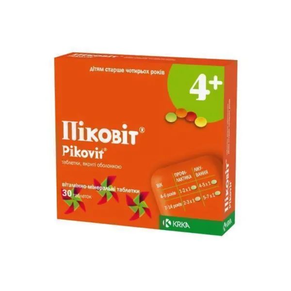 %Піковіт таблетки з цукром №30