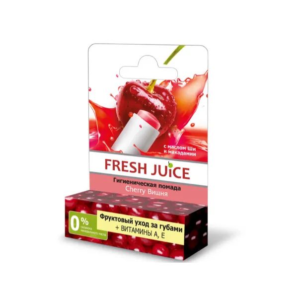 %Помада гигиеническая Fresh Juice Cherry 3,6 г
