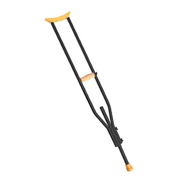 %Милиця опорна металева чорна