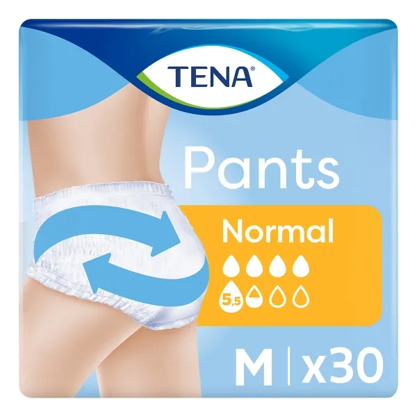 %Трусы-подгузники для взрослых Tena Pants Normal Medium №30