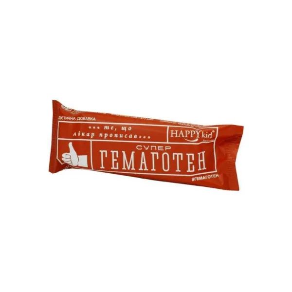 %Супергемаготен happy kid плитка 50 г