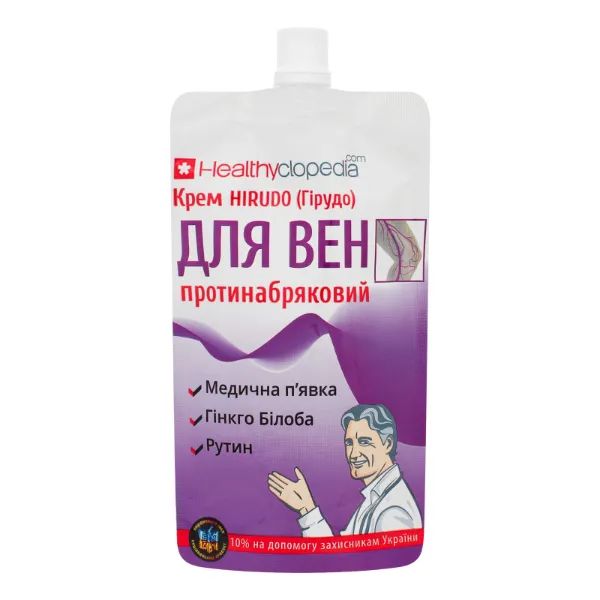 %Крем для вен Healthyclopedia протинабряковий 100 мл