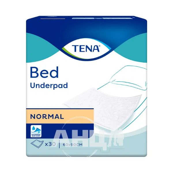 %Пелюшки для немовлят Tena Bed Underpad Normal 60х90 см №30