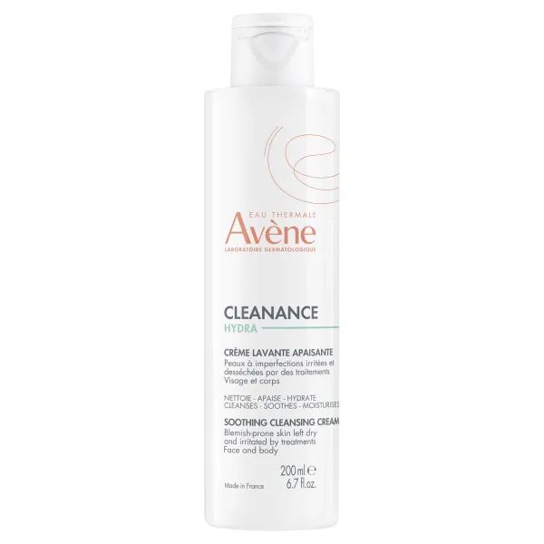 %Крем очищающий при лечении акне Avene Клинанс Гидра для проблемной кожи 200 мл