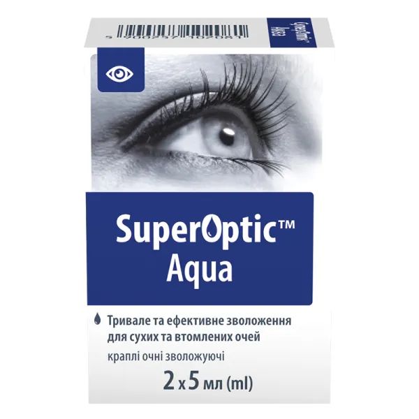 СуперОптік Аква очні краплі 5 мл №2