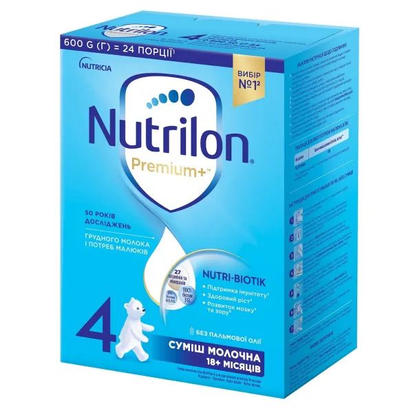 %Суміш суха молочна Nutrilon 4 600 г