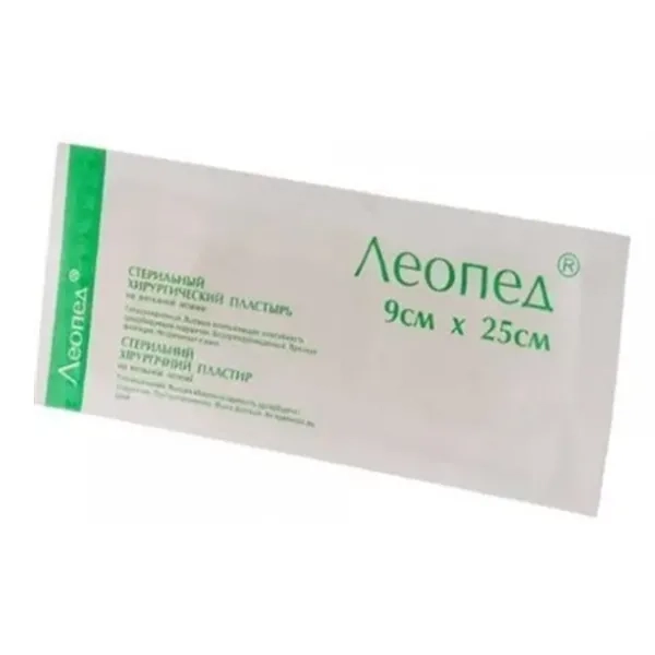 %Пластырь медицинский leopad 9 см х 25 см стерильный №25