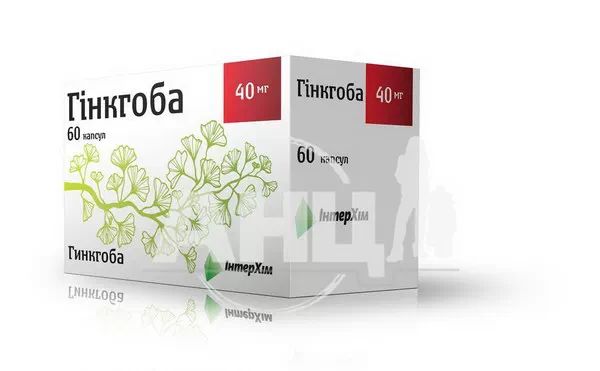 %Гінкгоба капсули 40 мг №60