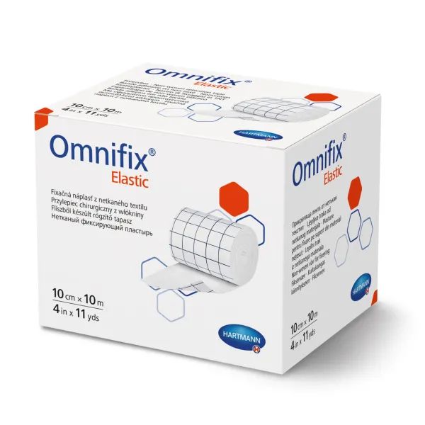 %Пластир еластичний фіксуючий на нетканій основі Omnifix Elastic 10 см х 10 м котушка №1