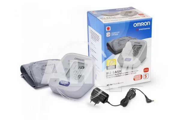 Автоматичний тонометр з адаптером Omron M2 Basic HEM-7121-ALRU