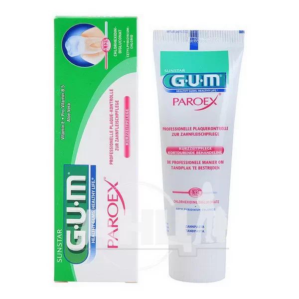 %Зубная паста GUM Paroex 0,12% 75 мл