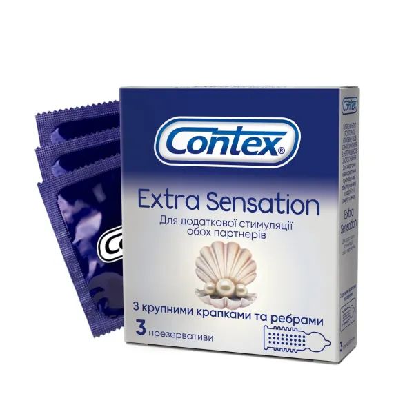 %Презервативы Contex Extra Sensation №3