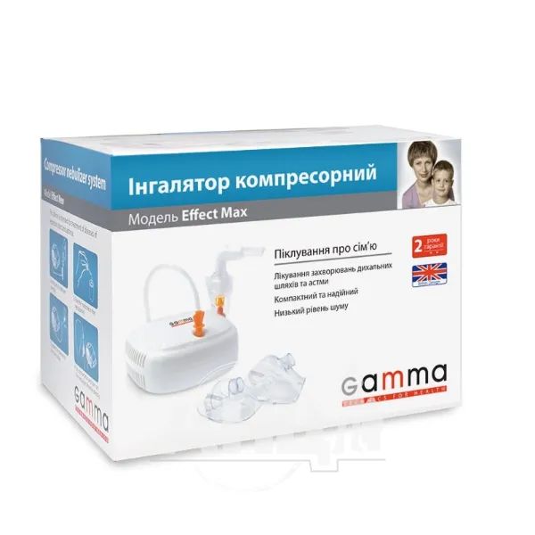 %Інгалятор компресорний Gamma Effect Max