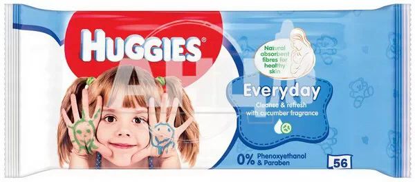 %Салфетки влажные детские Huggies Everyday №56
