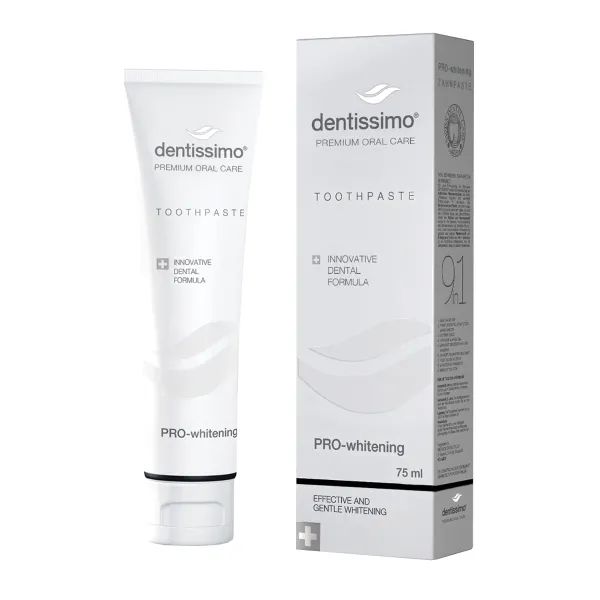 %Зубная паста Dentissimo pro-whitening 75 мл