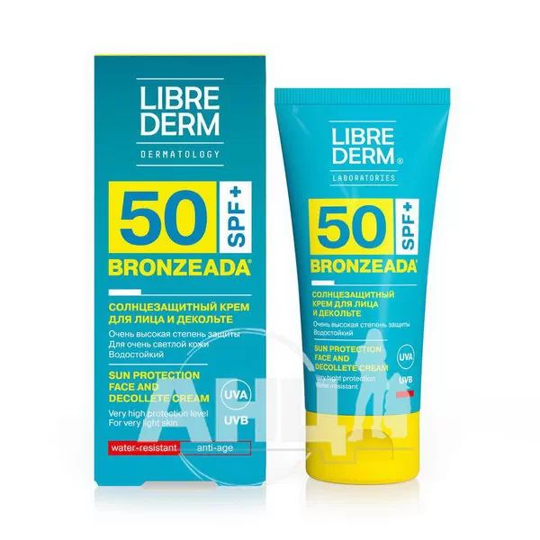 %Солнцезащитный крем для лица Librederm Bronzeada SPF 50 50 мл