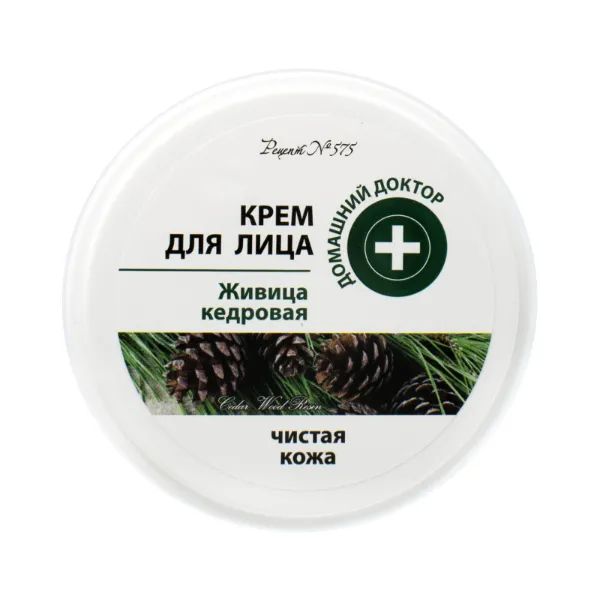 Крем для обличчя Домашній Доктор живиця кедрова 100 мл