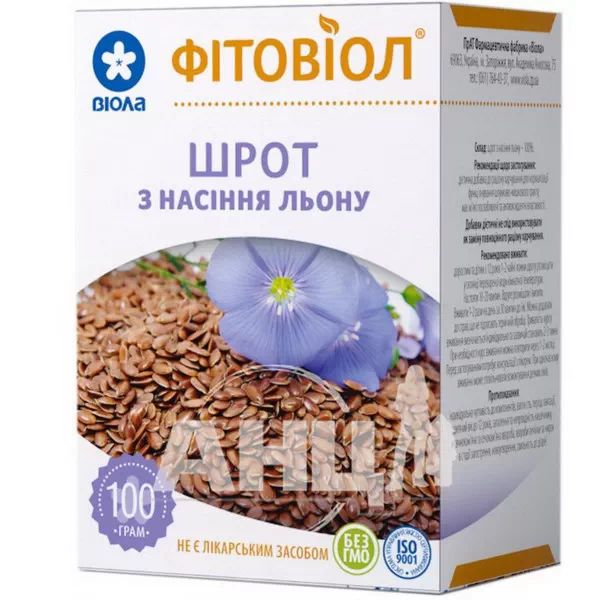 Шрот з насіння льону 100 г