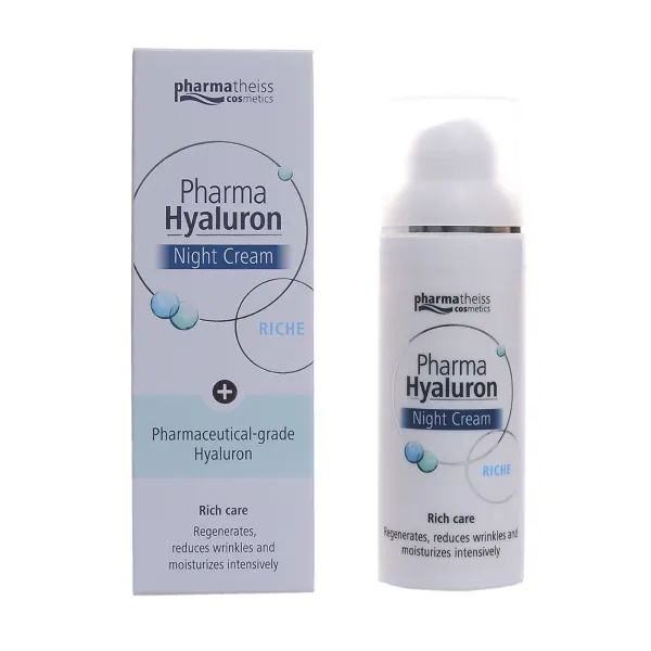 %Крем для обличчя Pharma Hyaluron Riche нічний догляд 50 мл