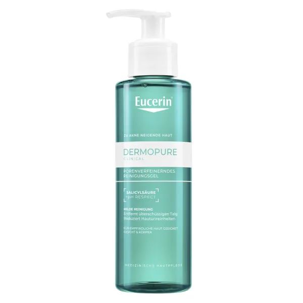 Деликатный очищающий гель Eucerin Юцерин DermoPure Clinical для проблемной кожи 200 мл