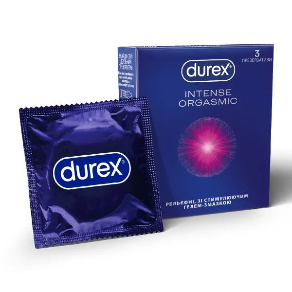 %Презервативи Durex intense orgasmic №3