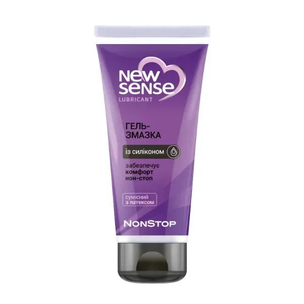 Гель-змазка New sense із силіконом 100 мл