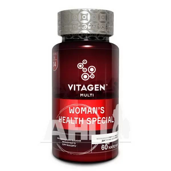 %Вітаджен Vitagen №34 Women Health Special Вуменс хелс капсули №60