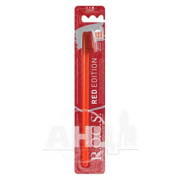 Зубна щітка R.O.C.S. red edition classic середньої жорсткості