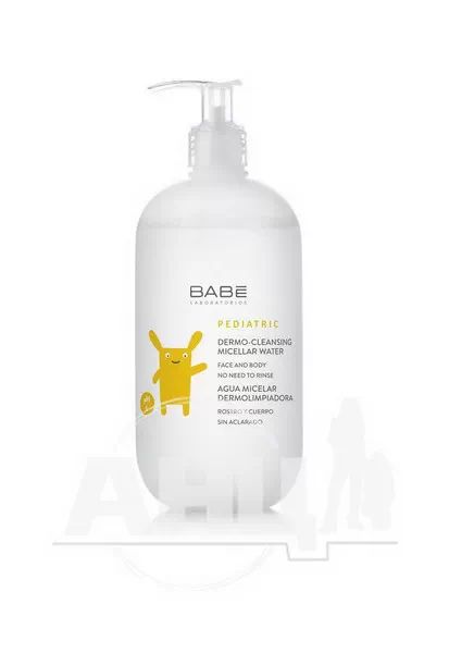 %Мицеллярная вода Laboratorios Babe Pediatric для деликатного очищения кожи 500 мл