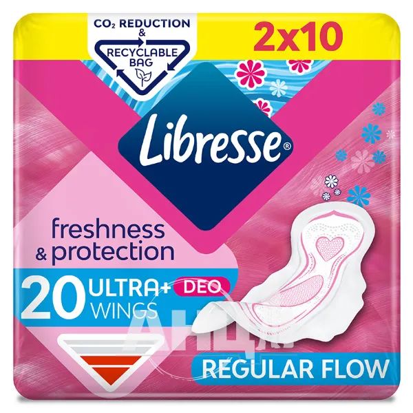 Гігієнічні прокладки Libresse Ultra Normal Soft deo №20