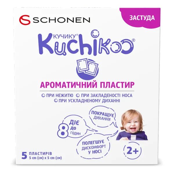 Пластир Кучики ароматизований 5х5см №5