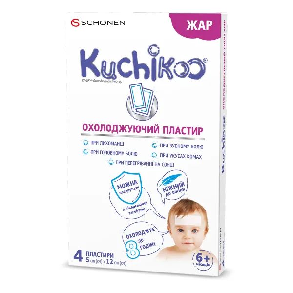 Кучику охолоджуючий пластир 5 х 12 см №4