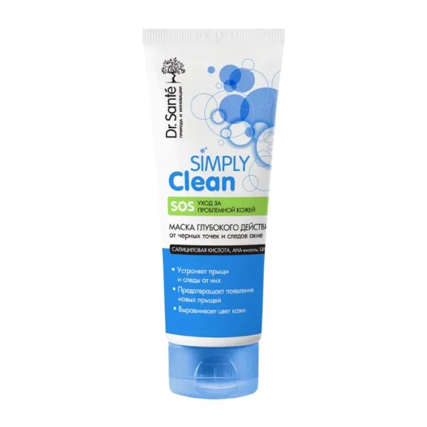 %Маска глубокого действия Dr.Sante Simply Clean 75 мл